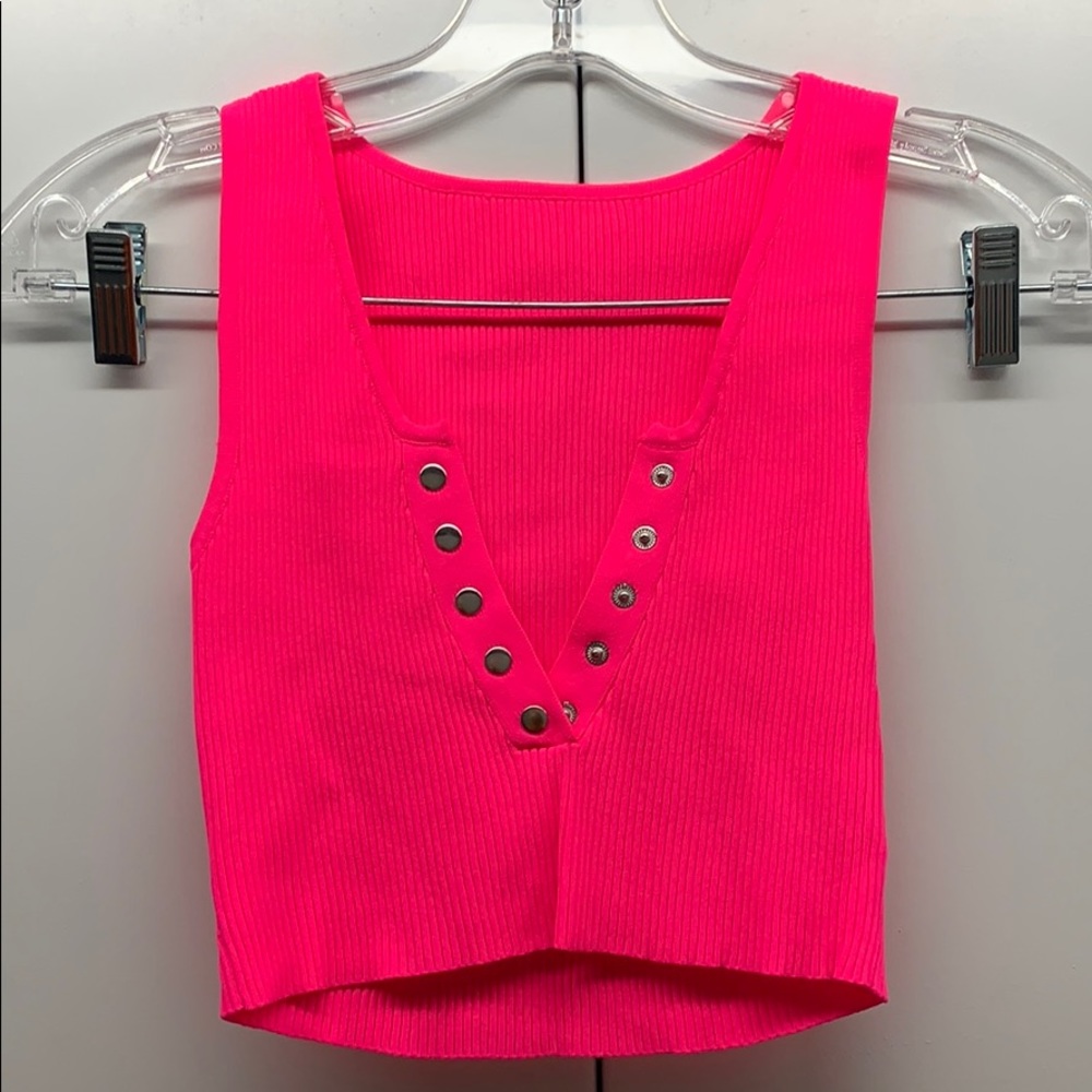 Hot Pink Crop Top